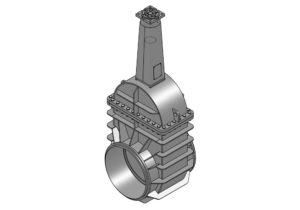 Засувка сталева зварна 30с941нж Dn1000 Pn1,6