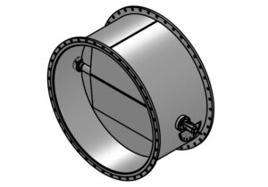 Затвор дисковий (Клапан дросельний) Dn1600 Pn0,1