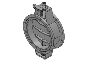 Затвор дисковий (Клапан дросельний ДП-400) Dn400 Pn0,1