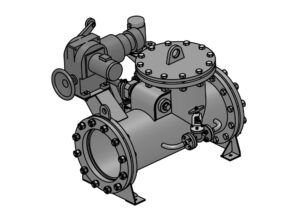 Затвор зворотний (Клапан відсічний газовий КОГ-300) Dn300 Pn1,2