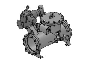 Клапан відсічний газовий швидкодіючий (КВГ) Dn300 Pn1,2