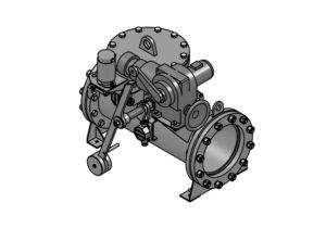 Клапан відсічний газовий швидкодіючий (КВГ) Dn300 Pn1,2